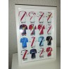 Cuadro Camisetas Históricas Rayo Vallecano