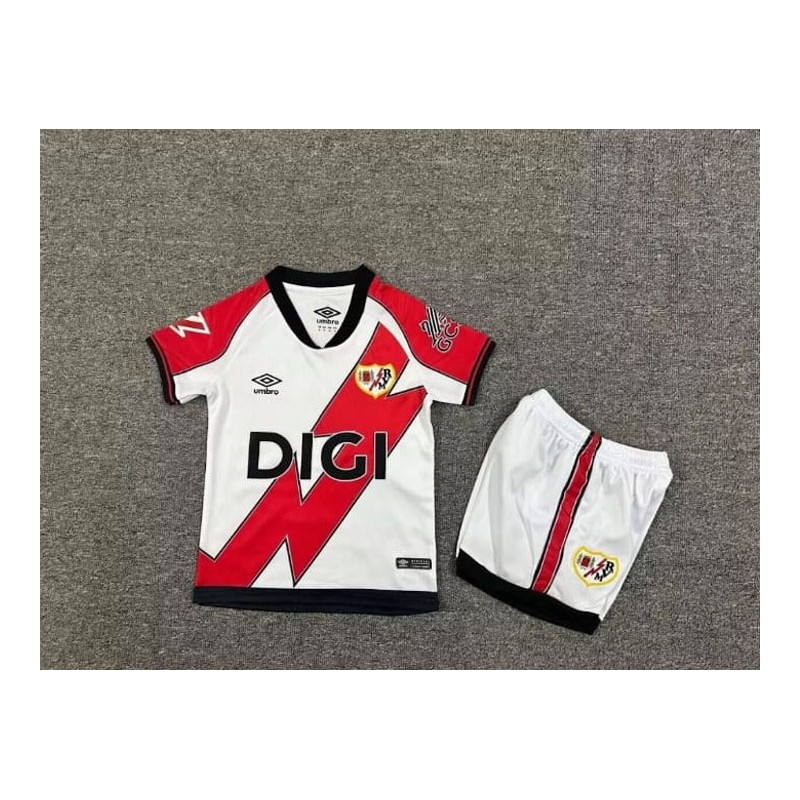 Equipación de Juego Rayo Vallecano Niño 25/26