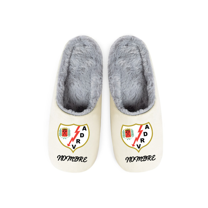 Zapatillas de estar por casa Rayo Vallecano Blancas