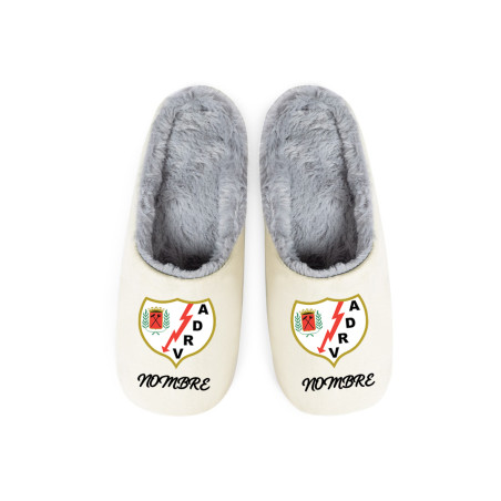 Zapatillas de estar por casa Rayo Vallecano Blancas