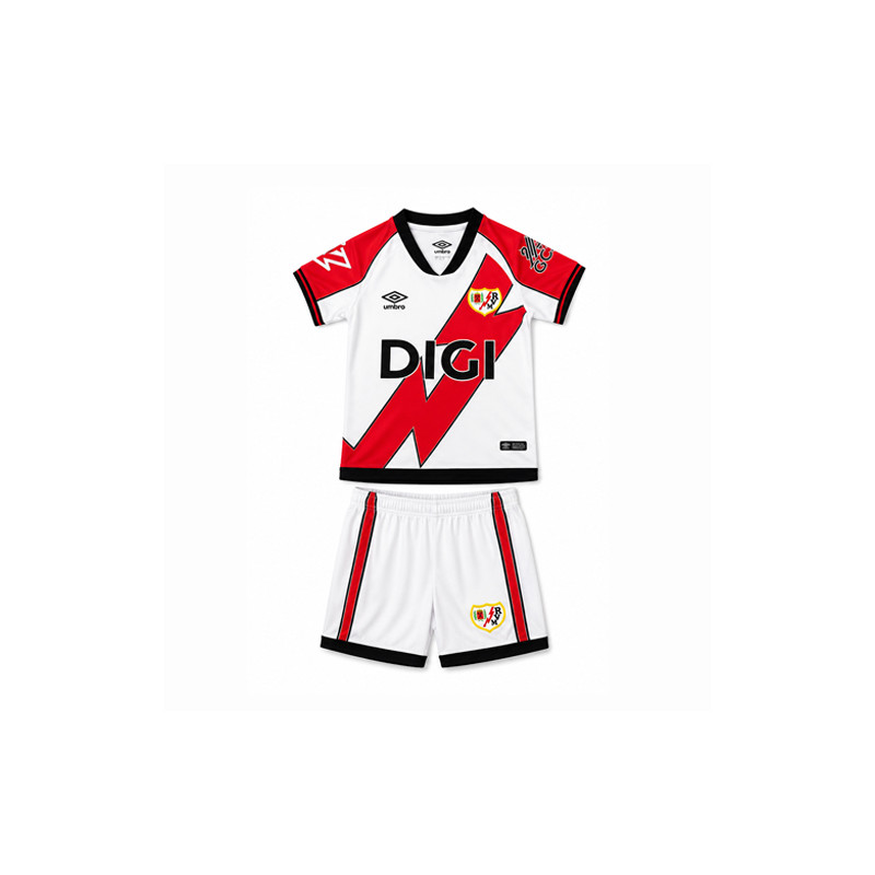 Equipación de Juego Rayo Vallecano Niño 25/26